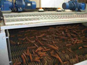 Reception and soil extraction systems